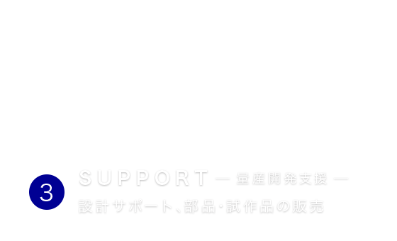 SUPPORT  量産開発支援