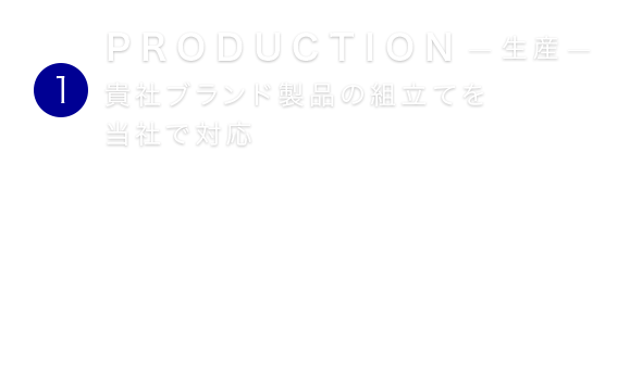 PRODUCTION  生産