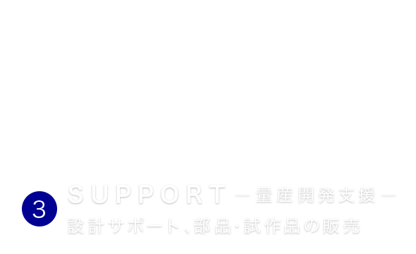 SUPPORT  量産開発支援